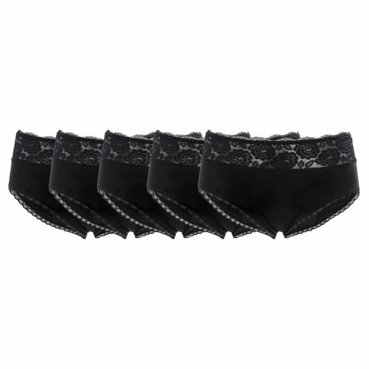 Noala Freja – Klassisk skyddstrosa med spets (5-pack för medelflöde)
