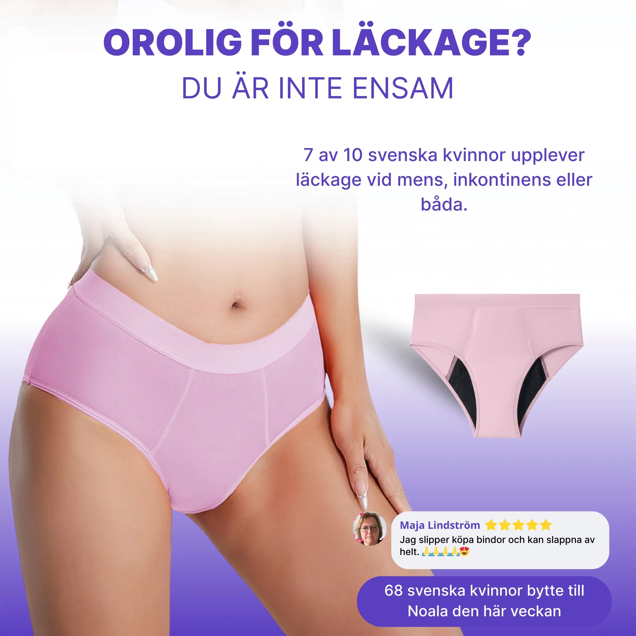 Noala Liv™ Säkert skydd för vardagsläckage