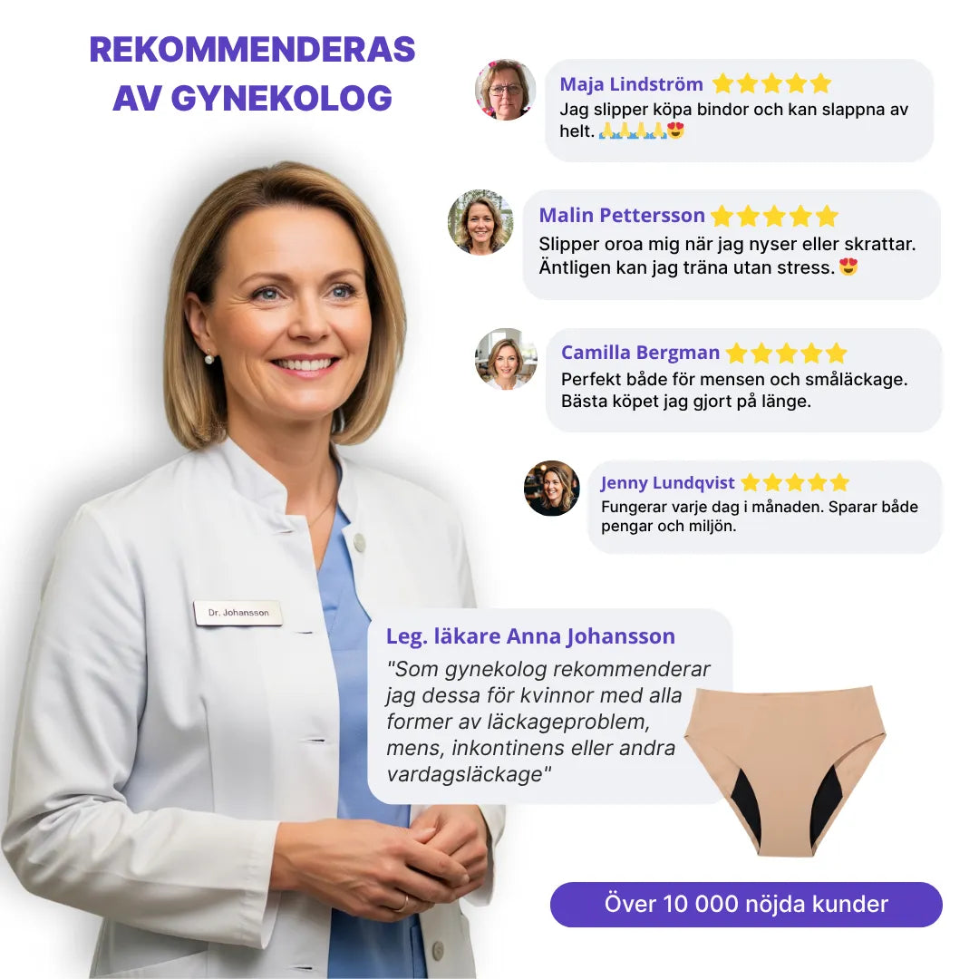 Noala Greta™ Läcksäkra absorberande trosor