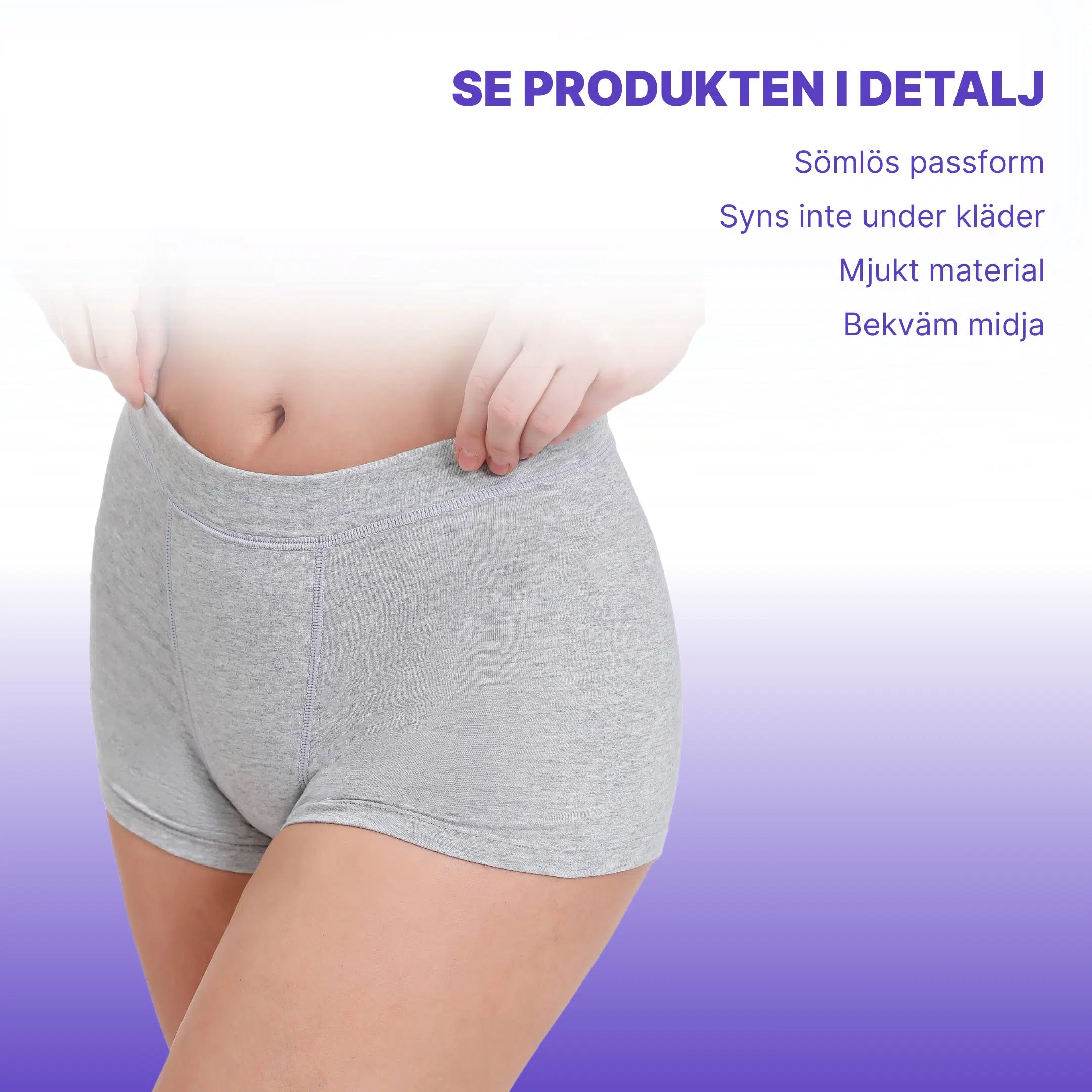 Noala Hedda™ Boyshorts för kraftig inkontinens