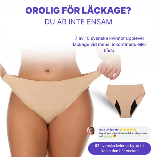 Noala Greta™ Läcksäkra absorberande trosor